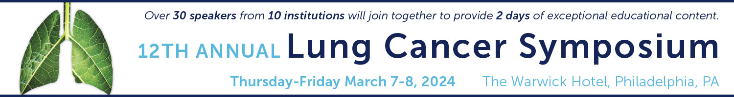 12th Annual Lung Cancer Symposium Banner